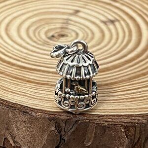Pandora Birdcage Charm Songbird Charm Pendant S925 sterling silver gift